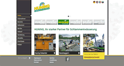 Desktop Screenshot of huning-umwelttechnik.de